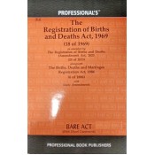 Professional's Registration Of Births & Deaths Act, 1969 Bare Act 2024